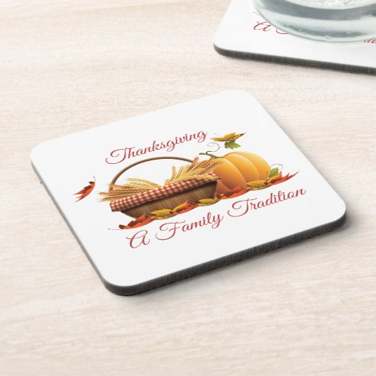 Thanksgiving Onderzetters (Linkerzijde)