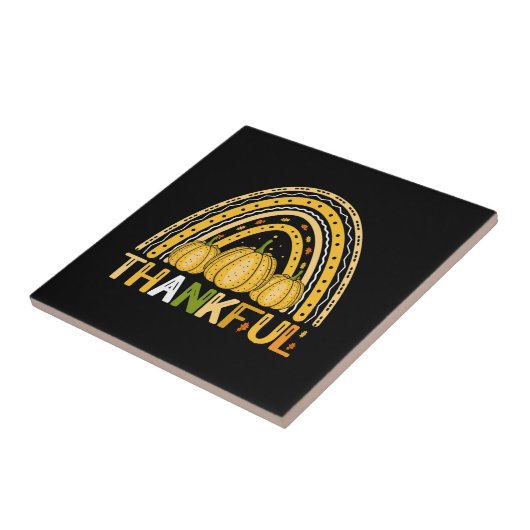 Thanksgiving ontwerp tegeltje (Zijkant)