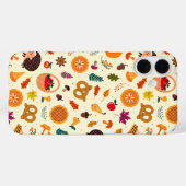 Thanksgiving Oogst en Hedgehog Pattern Case-Mate iPhone Case (Achterkant (horizontaal))