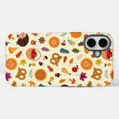 Thanksgiving Oogst en Hedgehog Pattern Case-Mate iPhone Case (Achterkant (horizontaal))