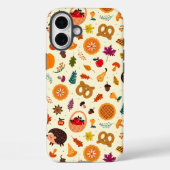 Thanksgiving Oogst en Hedgehog Pattern Case-Mate iPhone Case (Achterkant)