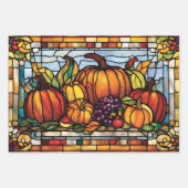 Thanksgiving oogst, Glas in lood, Inpakpapier Vel (Voorkant 2)