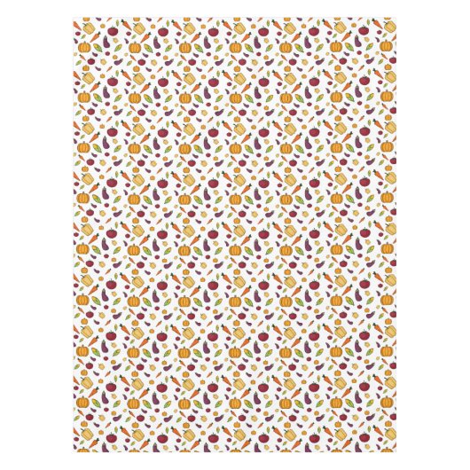 Thanksgiving oogst groentefamilie tafelkleed (Voorkant)