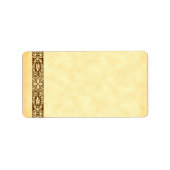  Thanksgiving Oogst KunstAdresetiketten Etiket (Voorkant)