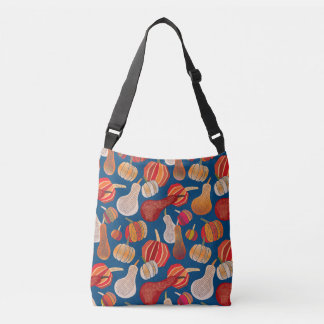 Thanksgiving Oogst: Pumpkin Art Crossbody Tas