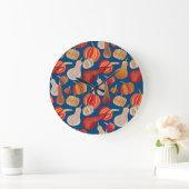 Thanksgiving Oogst: Pumpkin  Art Grote Klok (Huis)