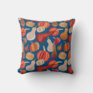 Thanksgiving Oogst: Pumpkin Art Kussen