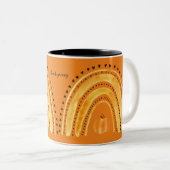 Thanksgiving oogst zegeningen koffie Mok (Voorkant rechts)