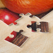 Thanksgiving oogsten van nog levende mandgroenten; legpuzzel (Zijkant)