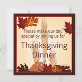 Thanksgiving oogstontwerp kaart (Voorkant)