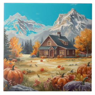Thanksgiving, oogsttijd geluk tegeltje