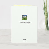 Thanksgiving op de landweg feestdagen kaart (Achterkant)