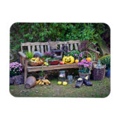 Thanksgiving op de Park Bench Magneet (Horizontaal)