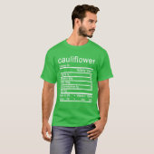 Thanksgiving op het etiket van bloemkool t-shirt (Voorkant volledig)