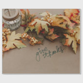 Thanksgiving-opvulpapier Cadeaupapier (Vlak)