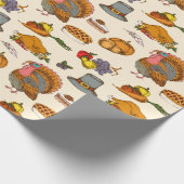 Thanksgiving-opvulpapier Cadeaupapier (Hoek)