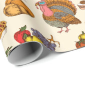 Thanksgiving-opvulpapier Cadeaupapier (Rol Hoek)