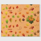 Thanksgiving-opvulpapier Cadeaupapier (Vlak)