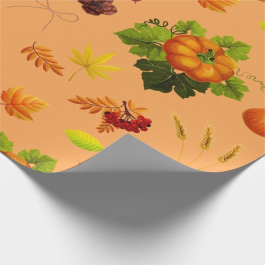 Thanksgiving-opvulpapier Cadeaupapier (Hoek)