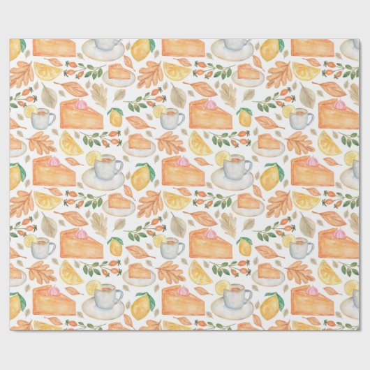 Thanksgiving-opvulpapier Cadeaupapier (Vlak)