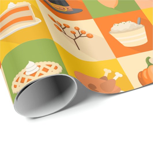 Thanksgiving-opvulpapier Cadeaupapier (Rol Hoek)
