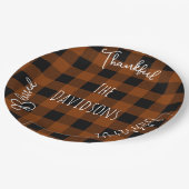 Thanksgiving Oranje bufferpapier Borden Papieren Bordje (Gekanteld)