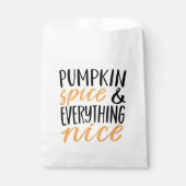 Thanksgiving Oranje en zwarte pompoenen Bedankzakje (Voorkant)