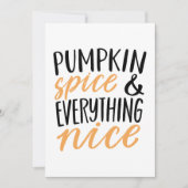 Thanksgiving Oranje en zwarte pompoenen Feestdagenkaart (Voorkant)