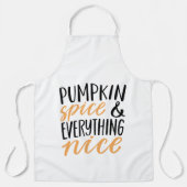 Thanksgiving Oranje en zwarte pompoenen Schort (Voorkant)