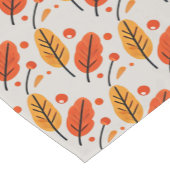 Thanksgiving Oranje gele val bladeren Elegant Korte Tafelloper (Hoek)