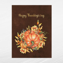 Thanksgiving Oranje Pompoen Zonnebloem Boeket