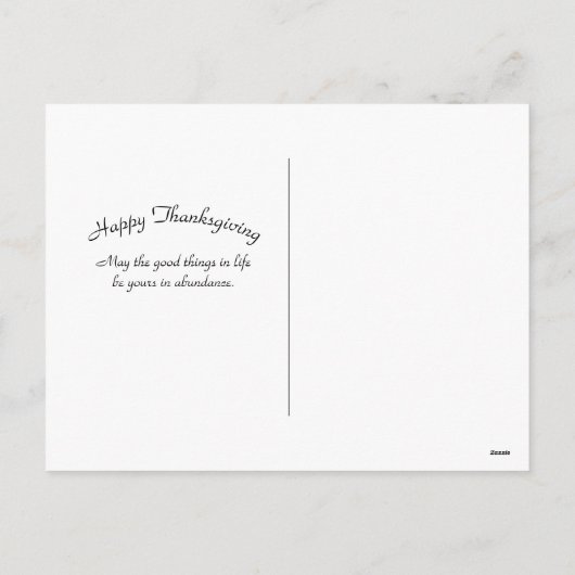 Thanksgiving Oranje pompoenen Zonnebloem Bouquet Feestdagenkaart (Achterkant)