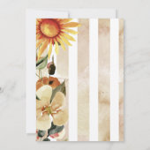 Thanksgiving Oranje ventilatorkleppen  Kaart (Achterkant)