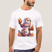 Thanksgiving Otter T-shirt (Voorkant)