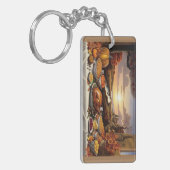 Thanksgiving Overvloed Acrylic Sleutelhanger (Voorkant Links)