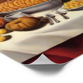 Thanksgiving overvloed (alle zijn welkom) Poster (Hoek)