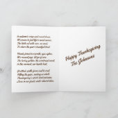 Thanksgiving overvloedige oogst kaart (Binnen)