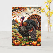 Thanksgiving overvloedige oogst kaart (Gele Bloem)