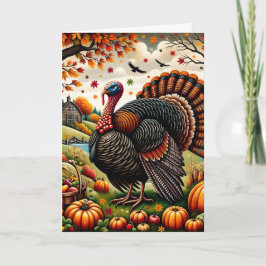 Thanksgiving overvloedige oogst kaart