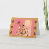 Thanksgiving Owls template card Feestdagen Kaart (Voorkant)