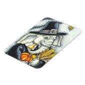 THANKSGIVING PACHYDERM, PILGRIM ELEPHANT MAGNEET (Linkerzijde)