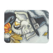 THANKSGIVING PACHYDERM, PILGRIM ELEPHANT MAGNET MAGNEET (Horizontaal)