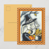 THANKSGIVING PACHYDERM, THANKFUL PILGRIM ELEPHANT FEESTDAGENKAART (Voorkant / Achterkant)