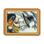THANKSGIVING PACHYDERM, THANKFUL PILGRIM ELEPHANT MAGNEET (Horizontaal)