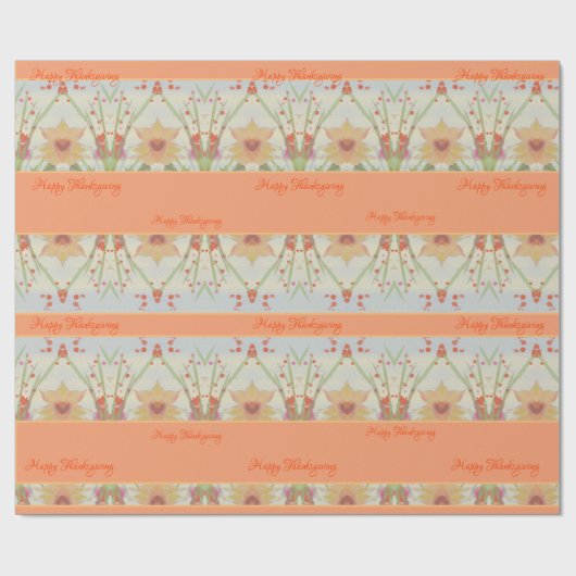  Thanksgiving Paper Gift-Wrap Cadeaupapier (Vlak)