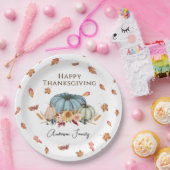 Thanksgiving Paper Plate Papieren Bordje (Feest)