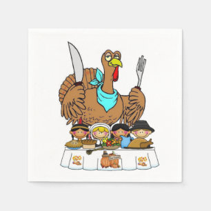 Thanksgiving Papier-luiers Servet