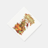 Thanksgiving Papier-luiers Servet (Hoek)