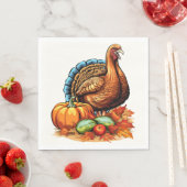 Thanksgiving Papier Napkins Servet (Insitu)