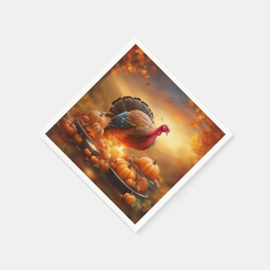 Thanksgiving Papier Napkins Servet (Hoek)